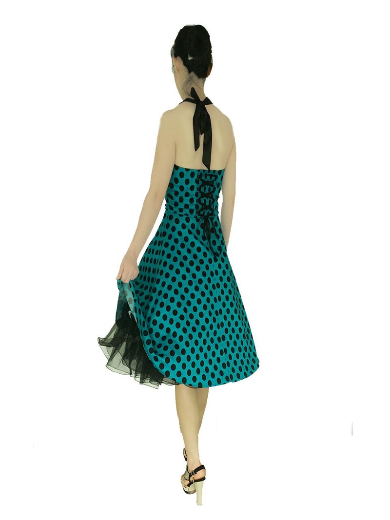 Shimaly Women's 50s Vintage Rockabilly Petticoat 26" Length Net Underskirt (S-M,Black) - Image 2